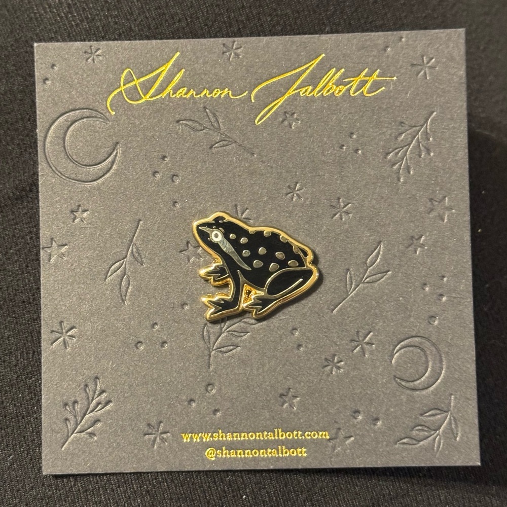 Shannon Talbott Frog Enamel Pin